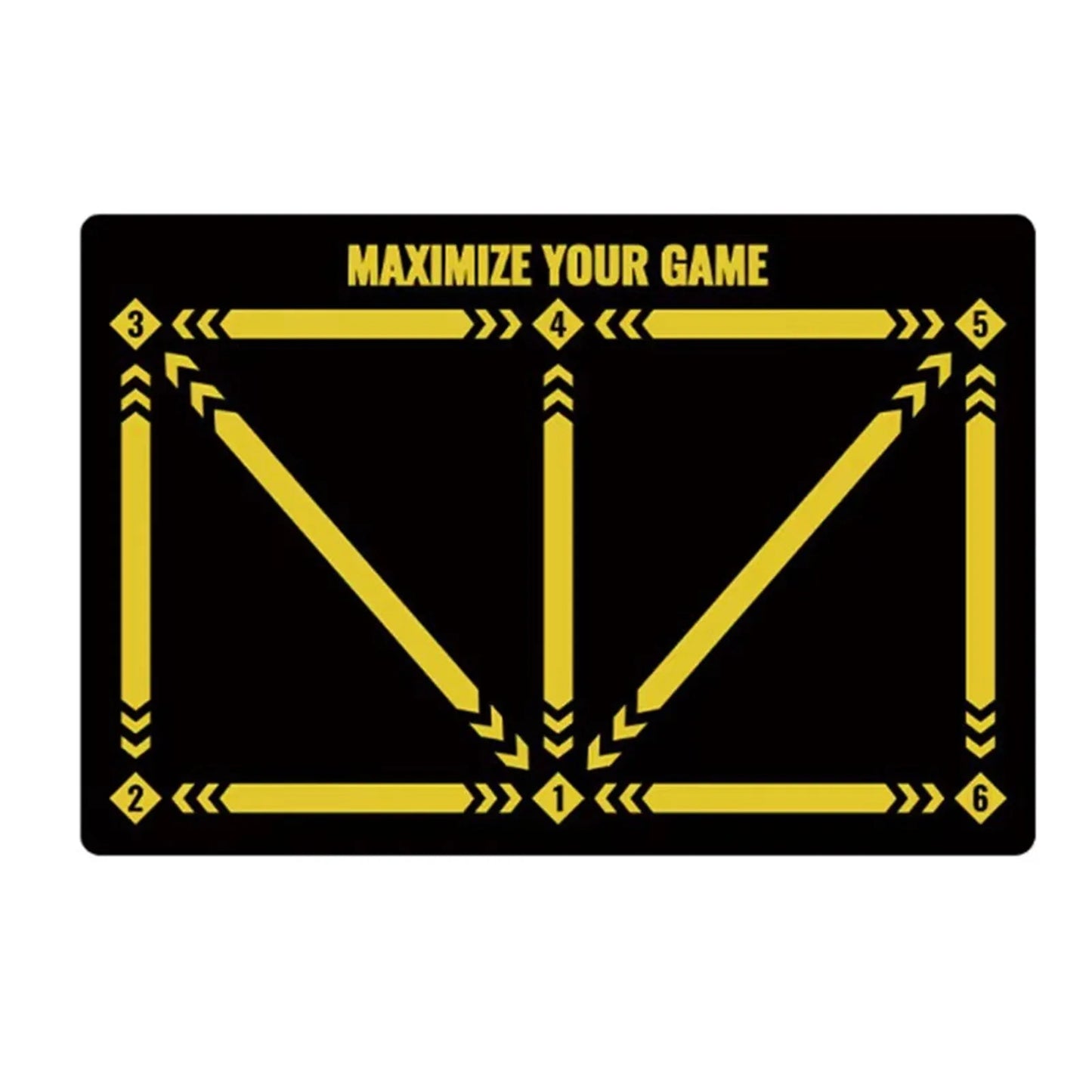 Tapis d'entraînement de football en salle 60 x 90 cm, assistant de dribble silencieux, entraîneur de props, tapis résistant à l'usure et antidérapant, carpe