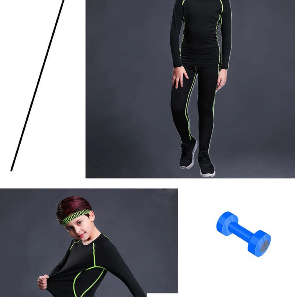 Elevate Your Child's Active Wear with Our Quick-Drying Winter Sports Set - Perfect for Basketball and Football!