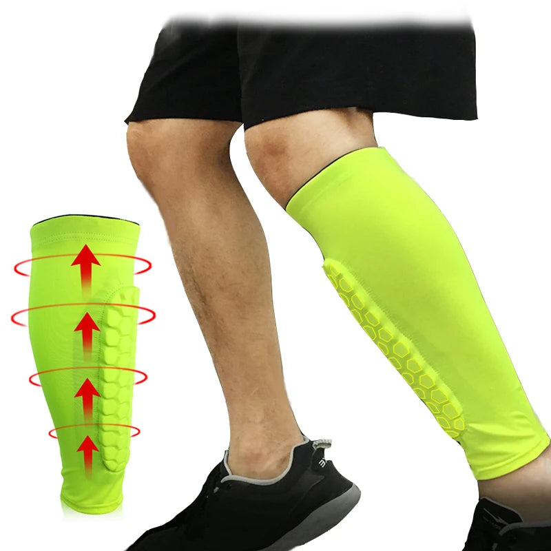 (XS-XL) 1 paire de protège-tibias de football pour enfants et adultes, protège-mollets anti-chocs, manchons de protection pour les jambes et l'entraînement des adolescents