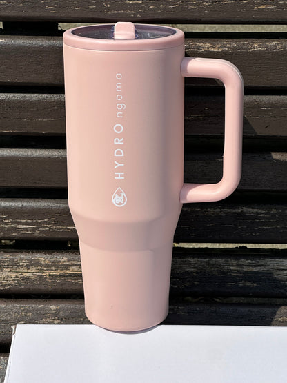Portable 40Oz Insulated Mug with Lid and Straw Stainless Steel Vacuum Tumbler Leak Resistant Water Bottle Reusable Insulated Cup