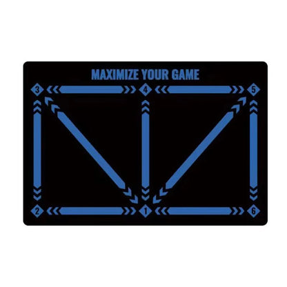 Tapis d'entraînement de football en salle 60 x 90 cm, assistant de dribble silencieux, entraîneur de props, tapis résistant à l'usure et antidérapant, carpe