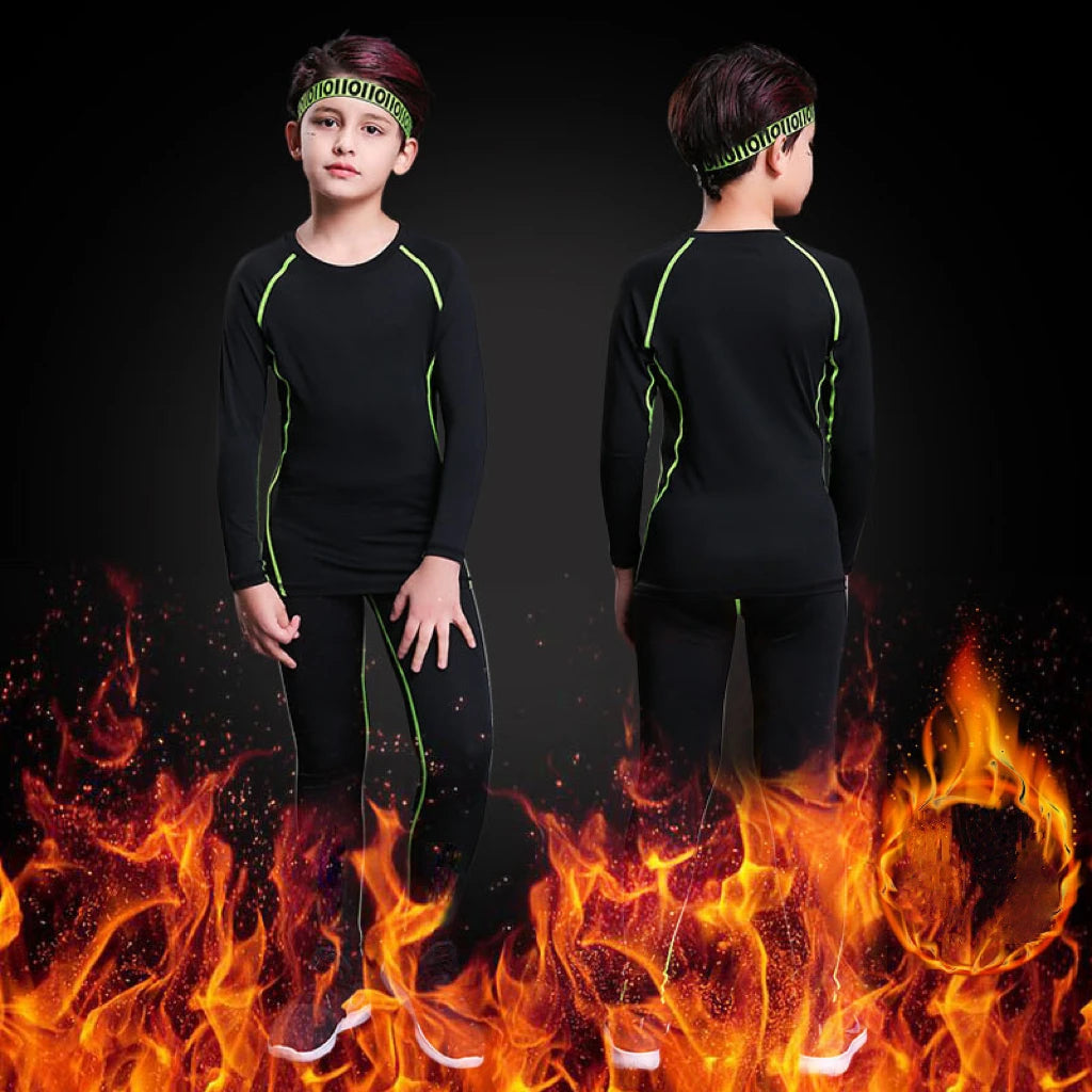 Elevate Your Child's Active Wear with Our Quick-Drying Winter Sports Set - Perfect for Basketball and Football!