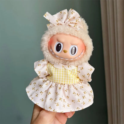 Vêtements et accessoires pour mini-poupées en peluche de 17 cm Labubu  : la tenue parfaite pour votre poupée