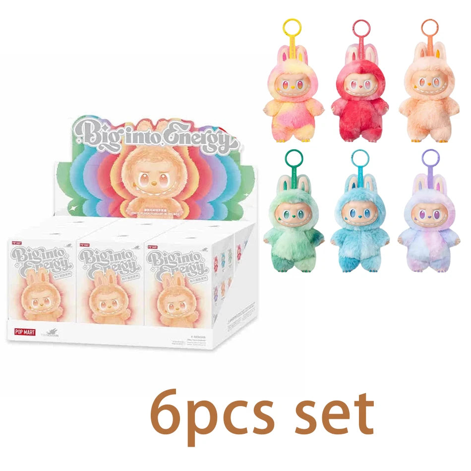 Adorable bubu V3 The Monsters Box Toy Sweetheart Vinyl Doll Kawaii Sac à dos Pendentif Décoration Peluche Poupée Vêtements Porte-clés Cadeaux