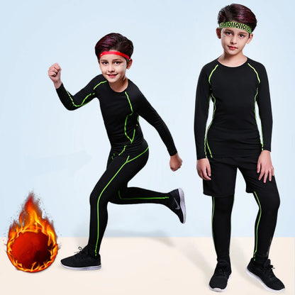 Elevate Your Child's Active Wear with Our Quick-Drying Winter Sports Set - Perfect for Basketball and Football!