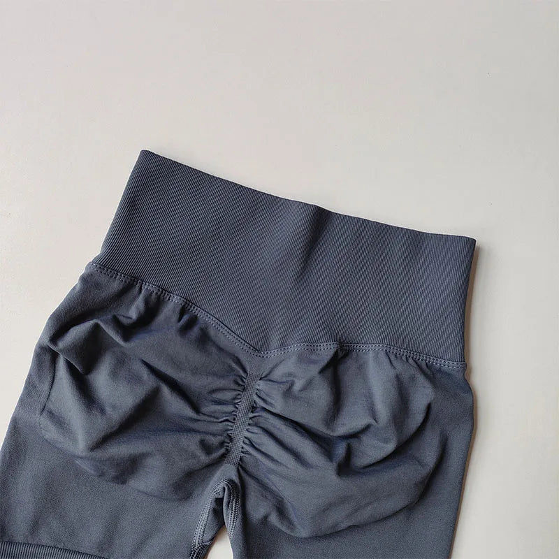 Short de sport femme - Taille haute, galbant et séchage rapide