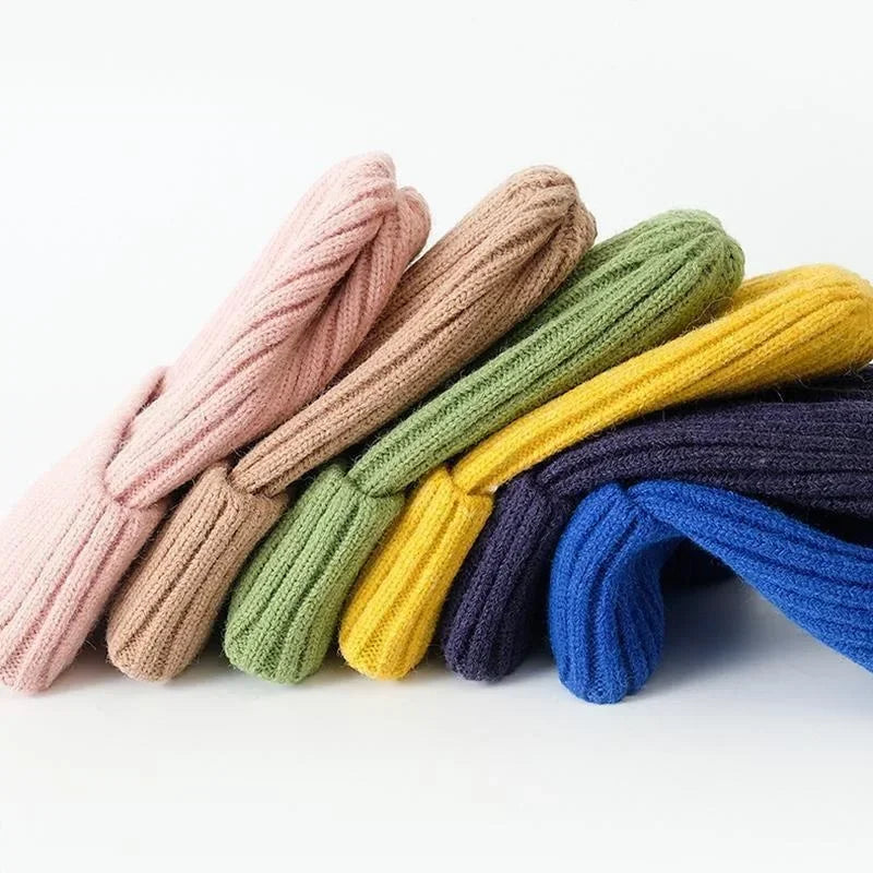 Cozy Unisex Knitted Beanie: Perfect Winter Accessory for Men, Women, Boys & Girls - Stylish Solid Color Crochet Hat