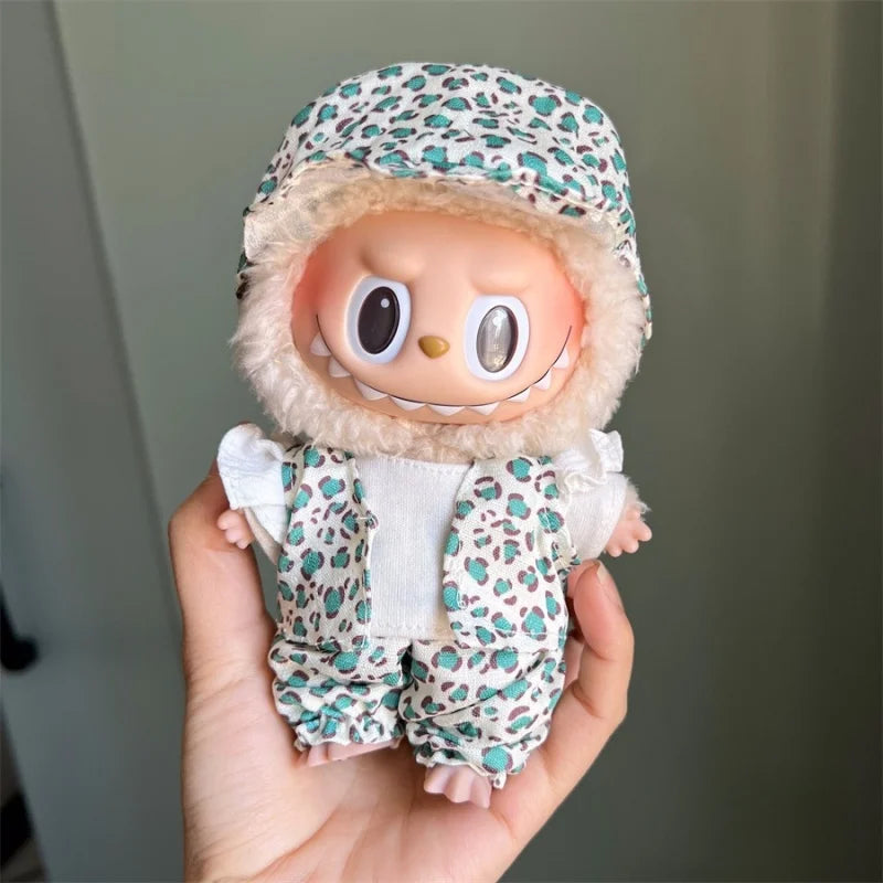 Vêtements et accessoires pour mini-poupées en peluche de 17 cm Labubu  : la tenue parfaite pour votre poupée