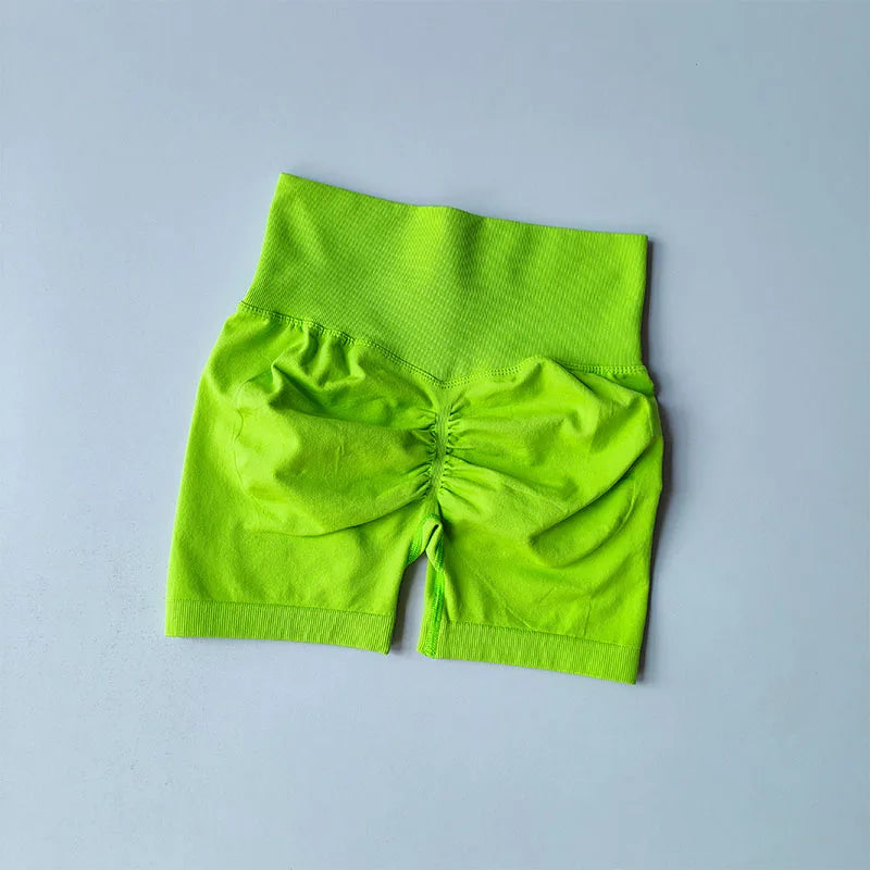 Short de sport femme - Taille haute, galbant et séchage rapide