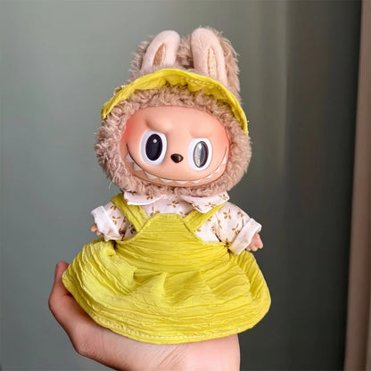 Vêtements et accessoires pour mini-poupées en peluche de 17 cm Labubu  : la tenue parfaite pour votre poupée