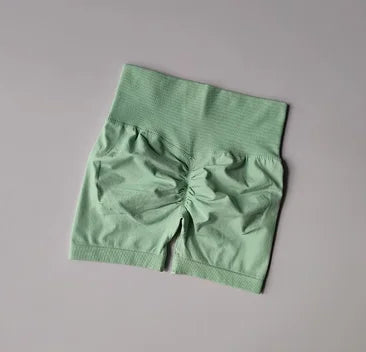 Short de sport femme - Taille haute, galbant et séchage rapide