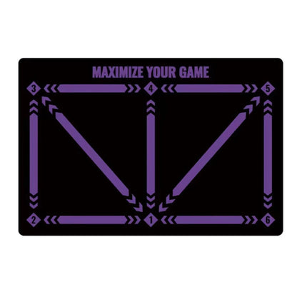 Tapis d'entraînement de football en salle 60 x 90 cm, assistant de dribble silencieux, entraîneur de props, tapis résistant à l'usure et antidérapant, carpe