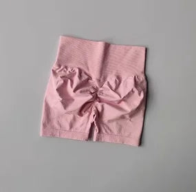 Short de sport femme - Taille haute, galbant et séchage rapide