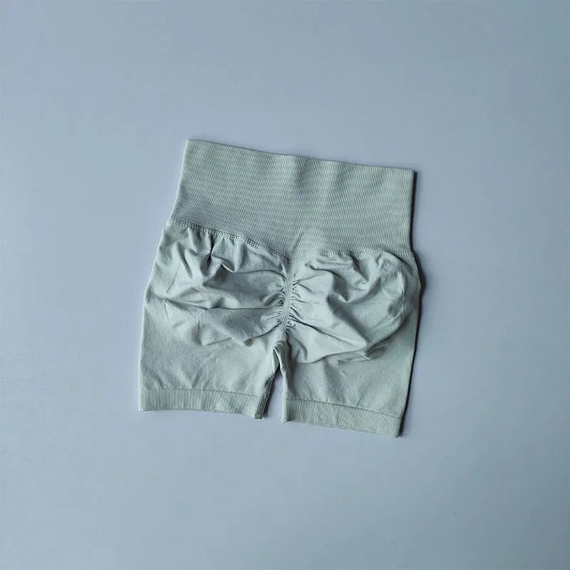 Short de sport femme - Taille haute, galbant et séchage rapide