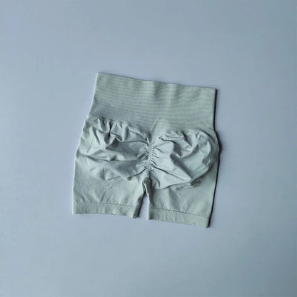 Short de sport femme - Taille haute, galbant et séchage rapide