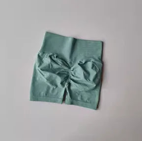 Short de sport femme - Taille haute, galbant et séchage rapide
