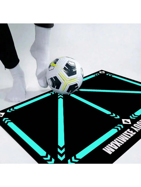 Thick Non-Slip Soccer Training Mat - 60x90cm Foldable Practice Equipment for Kids & Adults, Perfect for Indoor & Outdoor Football Fun!