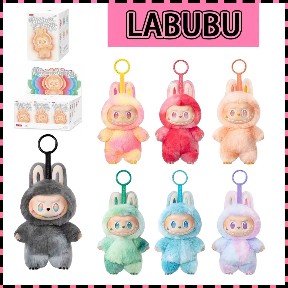 Adorable bubu V3 The Monsters Box Toy Sweetheart Vinyl Doll Kawaii Sac à dos Pendentif Décoration Peluche Poupée Vêtements Porte-clés Cadeaux