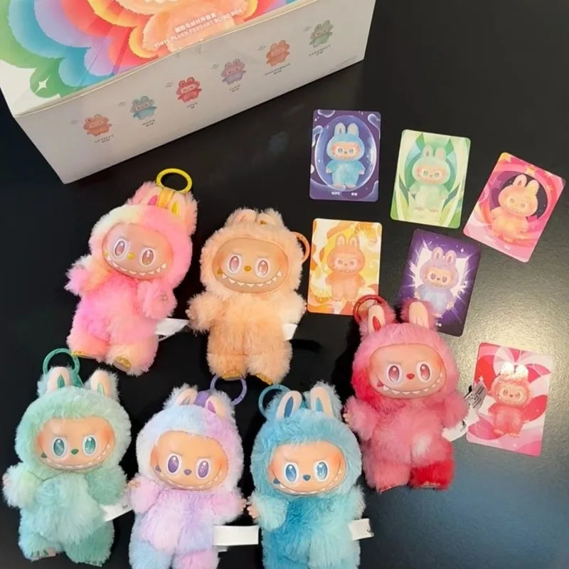 BUBU V3/ en stock Macaron 3e génération poupée en vinyle porte-clés pendentif jouet de collection cadeau pour adultes enfants série haute énergie
