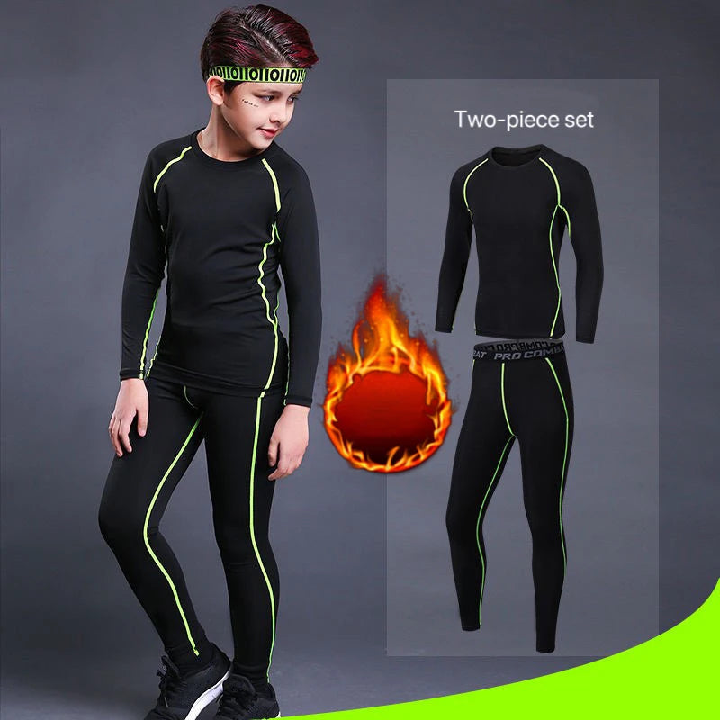Elevate Your Child's Active Wear with Our Quick-Drying Winter Sports Set - Perfect for Basketball and Football!