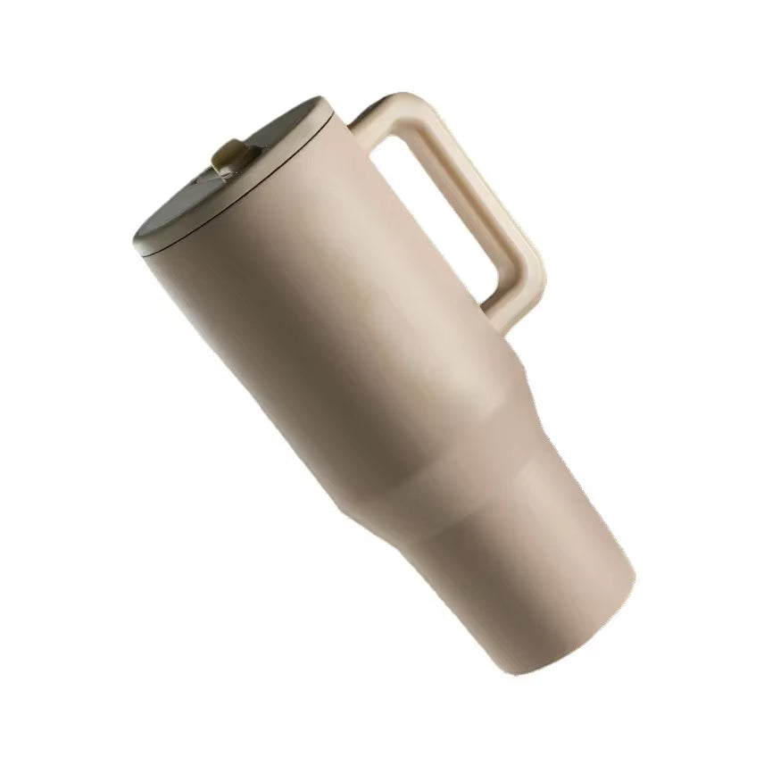 Portable 40Oz Insulated Mug with Lid and Straw Stainless Steel Vacuum Tumbler Leak Resistant Water Bottle Reusable Insulated Cup